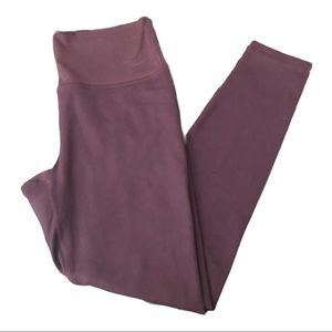 Purple power hold high waisted leggings